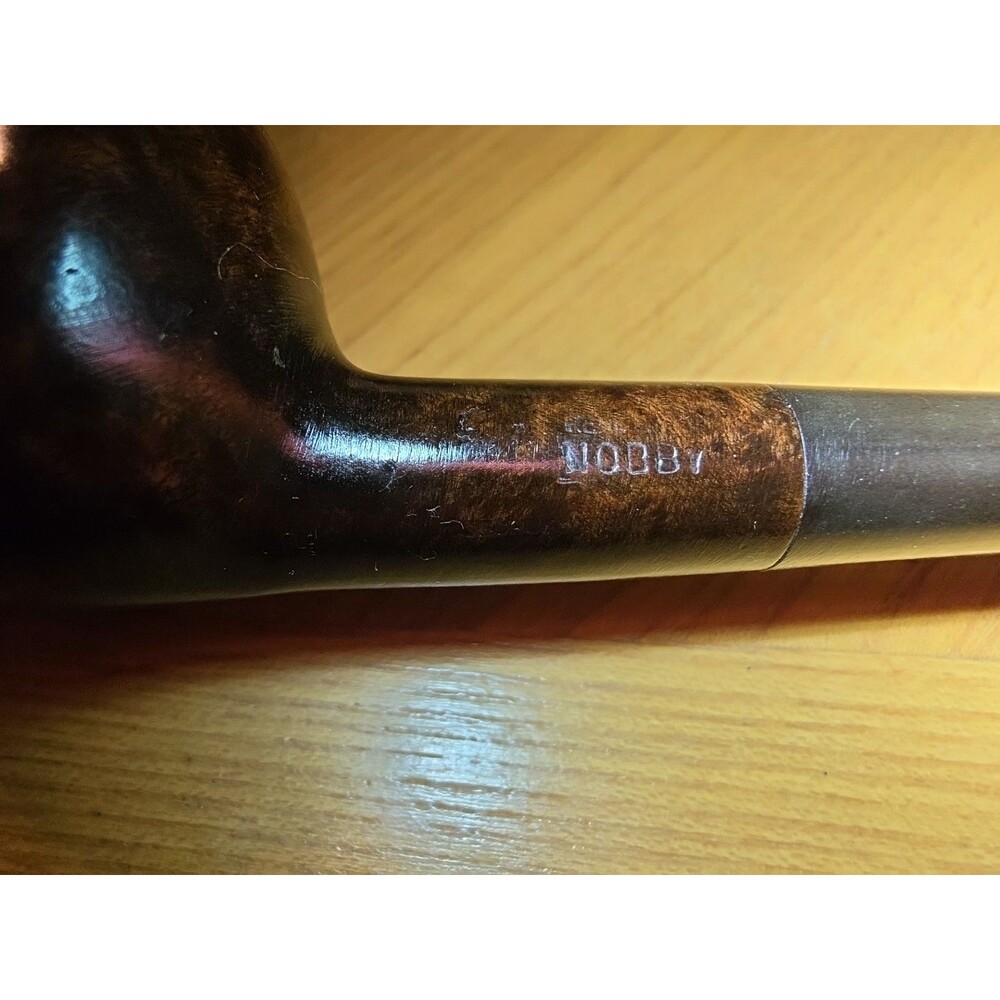 Vintage Estate Pipe - Nobby Briarwood Prince Shape Made In Zechoslovakia - Picture 3 of 5